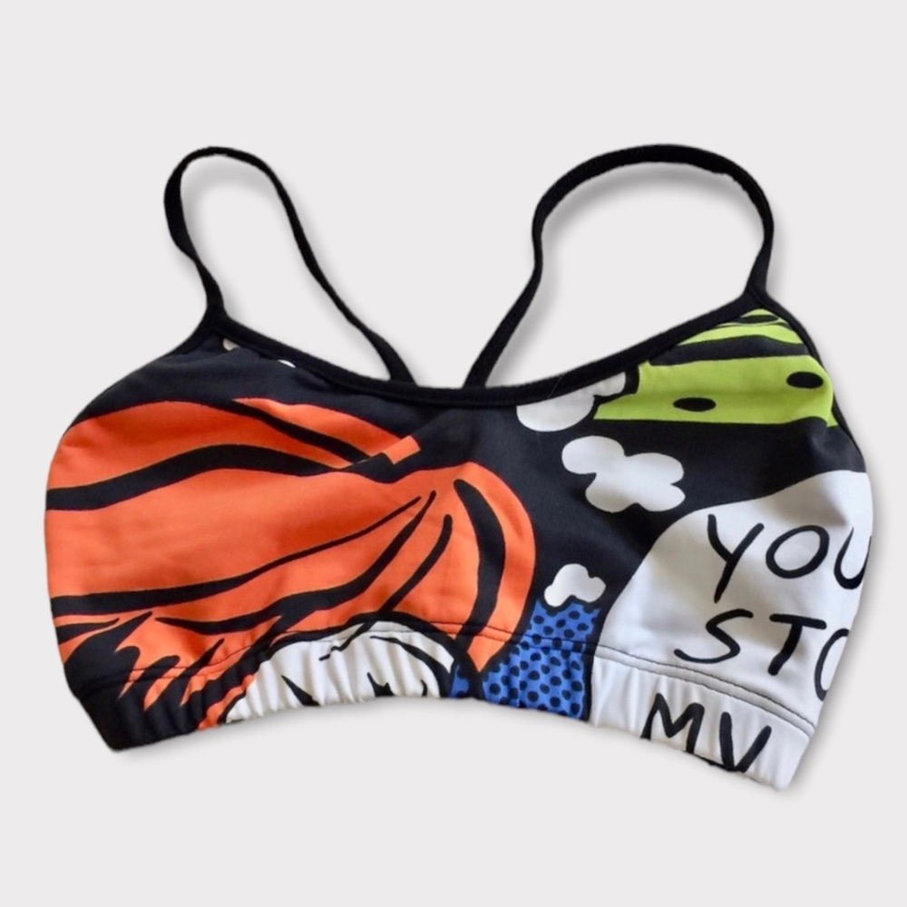 Balance Fitwear Yogi Sports Bra Cartoon Print Bra
